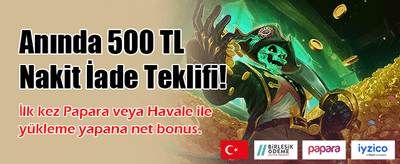 Hızlı Kayıt, Anında Bonus banner